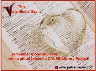 CALEB Library Project Valentine Postcard